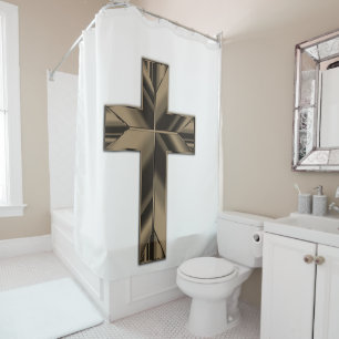 Shower curtain Cross