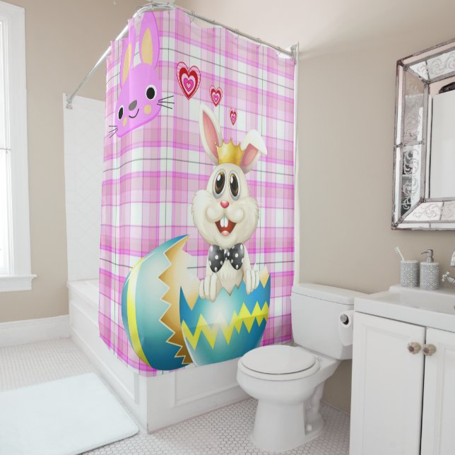 Shower Curtain Easter (In Situ)