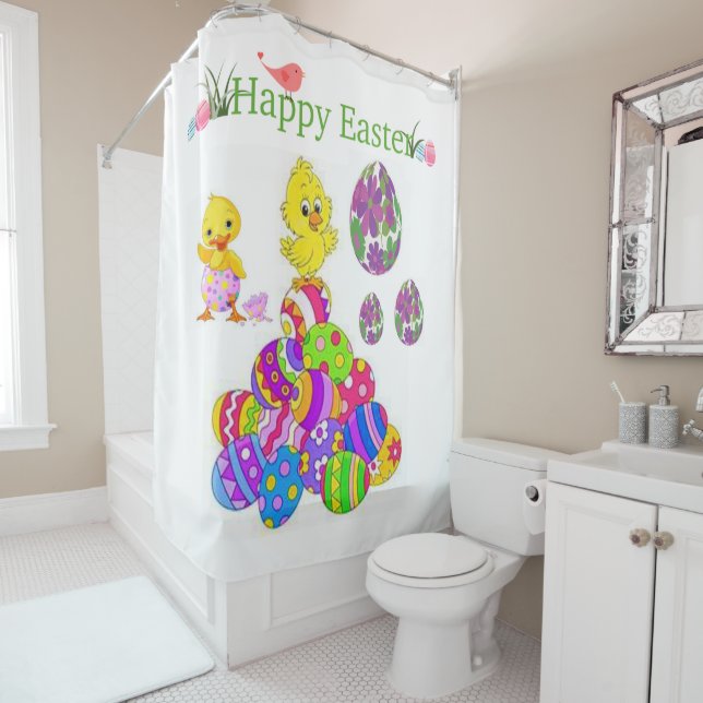 Shower Curtain Easter (In Situ)