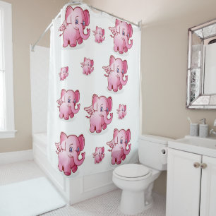 Shower Curtain Elephant