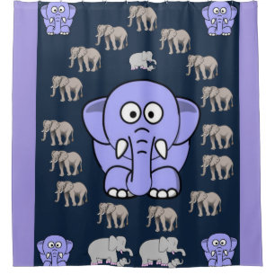 Shower Curtain Elephant