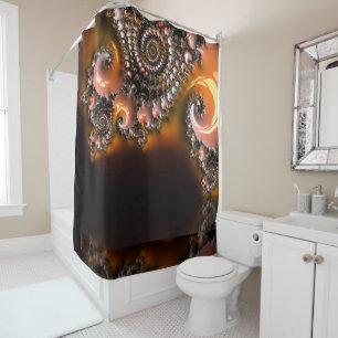 shower curtain - F138 "Bejeweled rain"