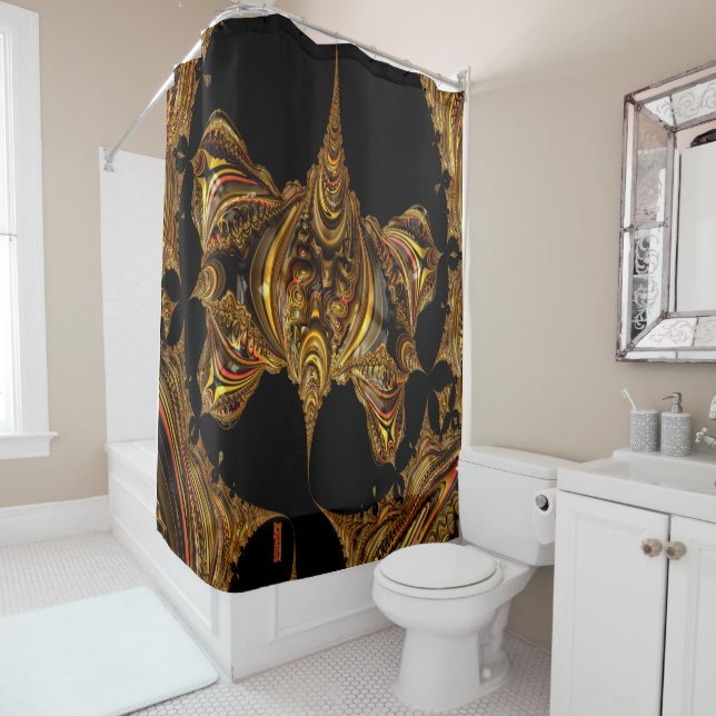 shower curtain -  F1416 "Thai" (In Situ)