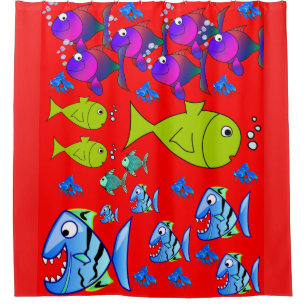 Shower Curtain Fish