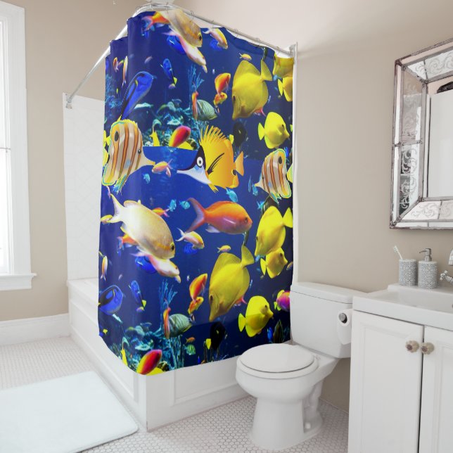 Shower Curtain Fish (In Situ)