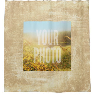 Shower Curtain Fit Template Antique BG