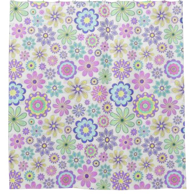 Shower Curtain Floral (Front)