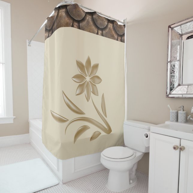 Shower Curtain Floral (In Situ)