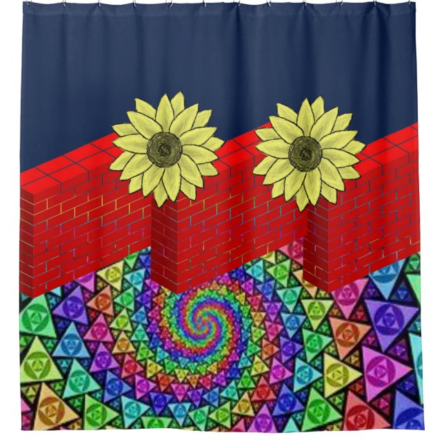 Shower Curtain Floral (Front)
