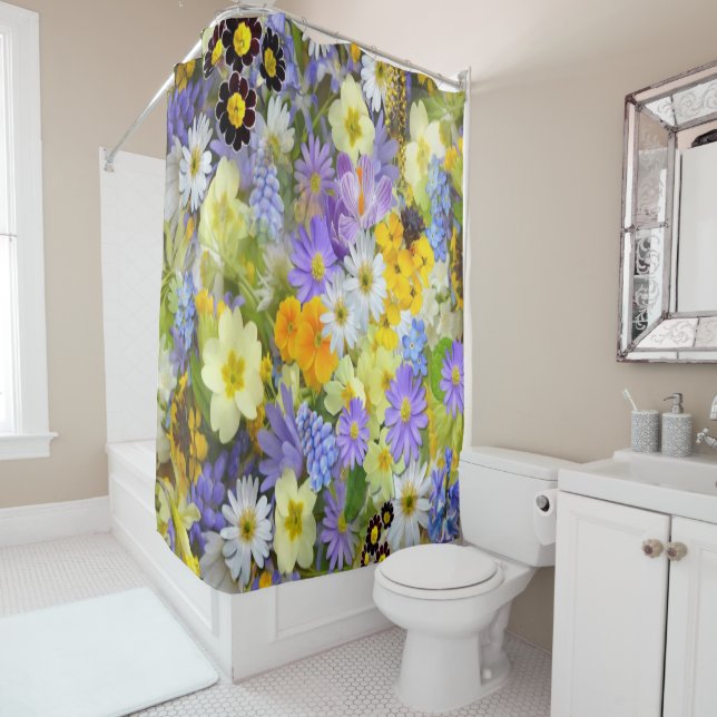 Shower Curtain Floral (In Situ)