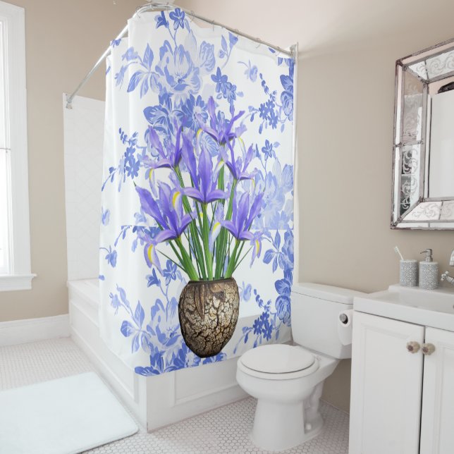 Shower Curtain Floral (In Situ)