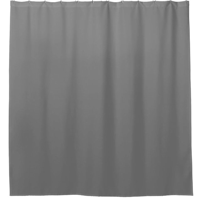 Shower Curtain, Grey Shower Curtain (Front)