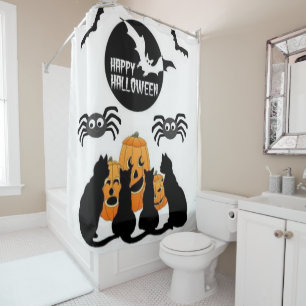 Shower curtain Halloween