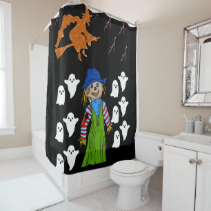 Shower curtain Halloween