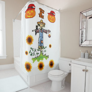 Shower curtain Halloween