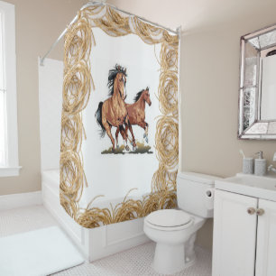 Shower Curtain Horse