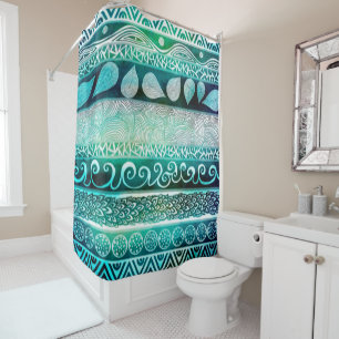Shower Curtain/Indie Pattern Curtain