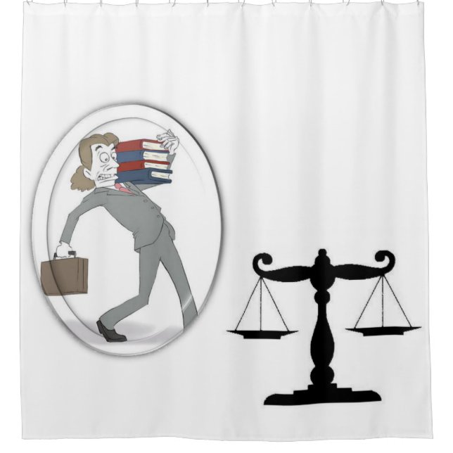 Shower Curtain Lawyer (Front)