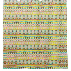 Shower Curtain/Native American Print Curtain