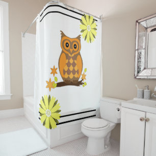 Shower Curtain Owl