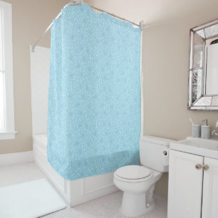Shower Curtain-Paisley Print Curtain