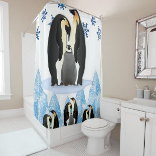 Shower Curtain Penguin