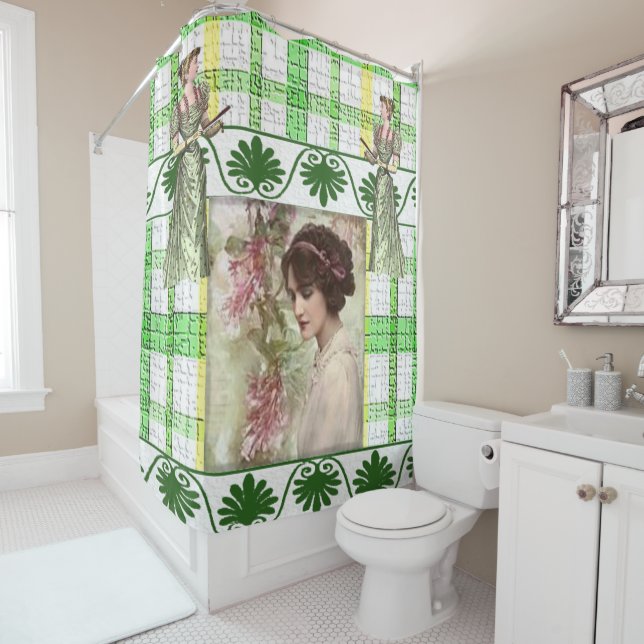 Shower Curtain Plaid (In Situ)