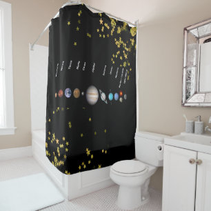 Shower Curtain Planets