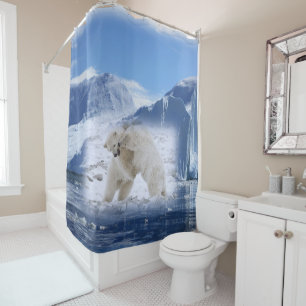 Shower Curtain Polar Bear