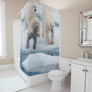 Shower Curtain Polar Bear