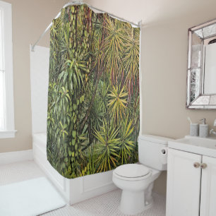 SHOWER CURTAIN, "RAINFOREST" CURTAIN