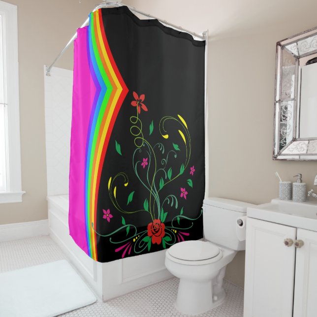 Shower Curtain Rose (In Situ)