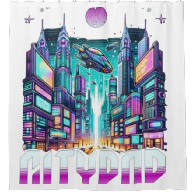 Shower Curtain Rub--dub-dub, time to upgrade the t (Front)