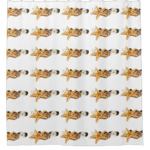 Shower Curtain/Seashells Curtain