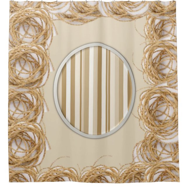 Shower Curtain Stripe (Front)