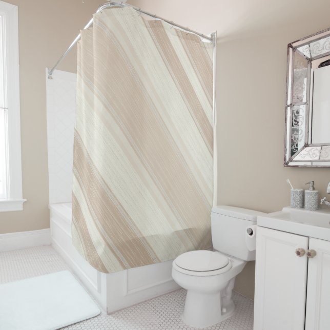 Shower Curtain/Stripes Shower Curtain (In Situ)