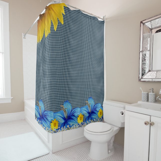 Shower Curtain Sunflower (In Situ)