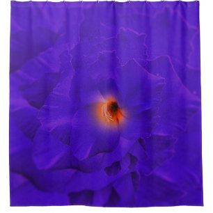 Shower Curtain Sword Flower Purple Multiply