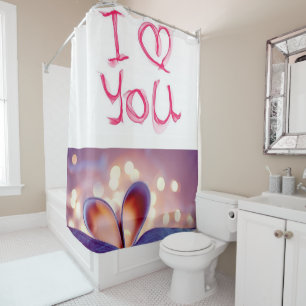 Shower curtain valentines