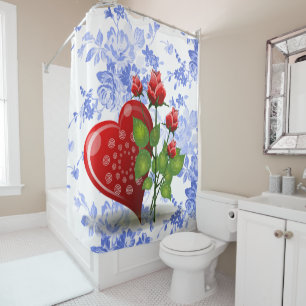 Shower Curtain Valentine's Day