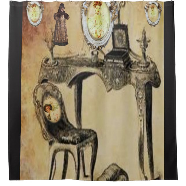 Shower Curtain Vintage (Front)