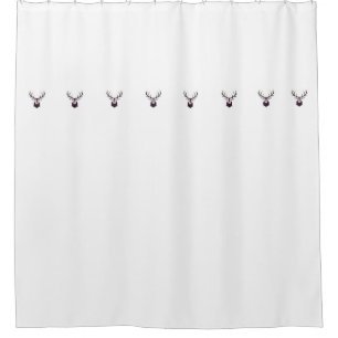 Shower curtain with deer / shower curtain