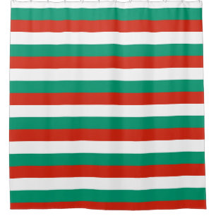 Shower Curtain with Flag of Bulgaria