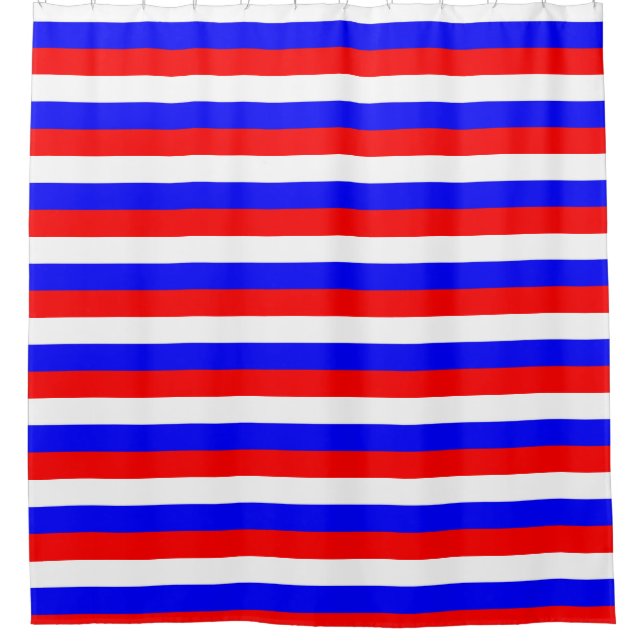 Shower Curtain with Flag of Russia (Front)