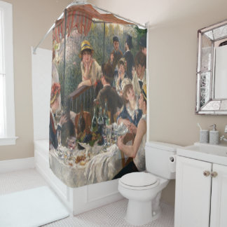 Shower Curtain with Renoir's Luncheon Party