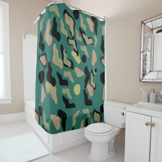 Shower Curtain With shapes   (In Situ)