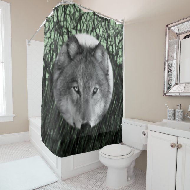 Shower curtain Wolves (In Situ)