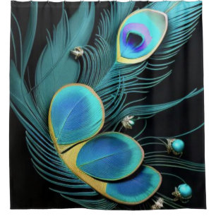 Shower/Majestic Peacock/ Shower Curtain