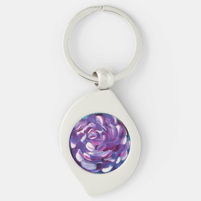 Shower Me With Flowers Key Ring (Front)