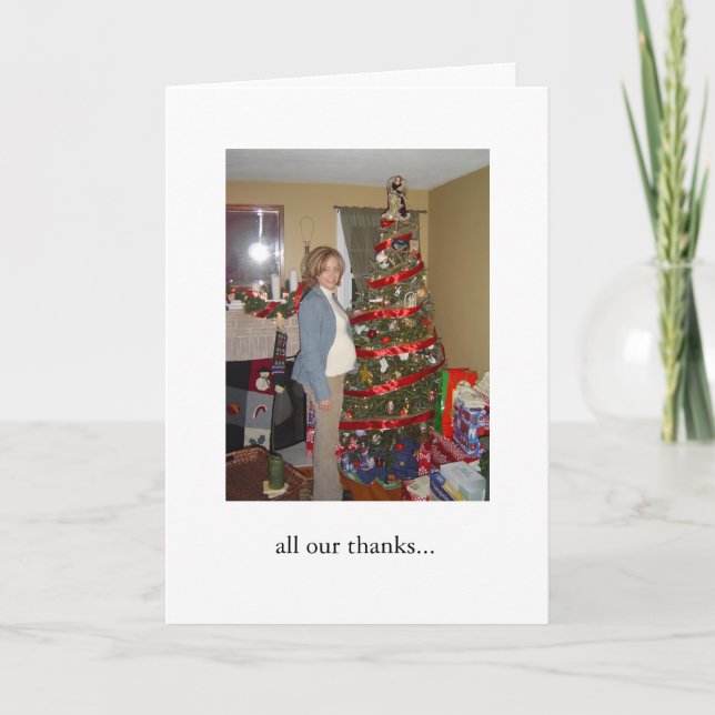 Shower Thank You Card (Front)